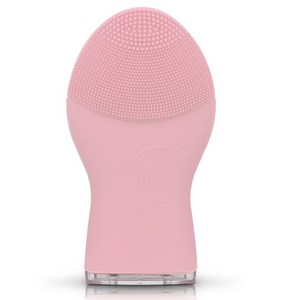 오엠티 휴대용 충전식 실리콘 진동클렌저, OMS-703, 베이비핑크
