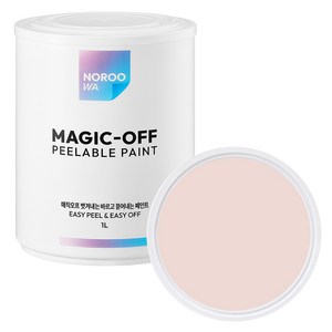 노루와 매직오프 벗겨내는 바르고 뜯어내는 페인트, BT 7037 Heavenly Pink, 1개, 1L
