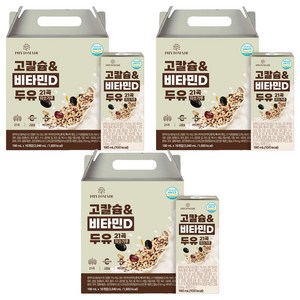 파이토메이드 고칼슘&비타민D 21곡 미숫가루 두유, 48개, 190ml