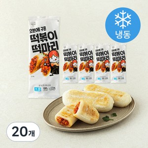 서울마님죽 떡볶이 떡마리 (냉동), 100g, 1개입, 20개