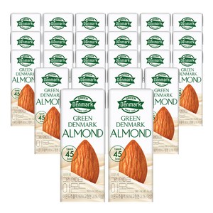 덴마크 그린덴마크 아몬드, 190ml, 24개