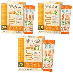 닥터피플 그린핏유산균, 3개, 60g