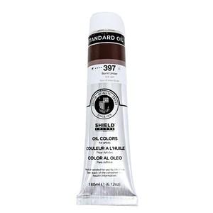 쉴드 스탠다드 유화물감 전문가용 397 BURNT UMBER, 180ml