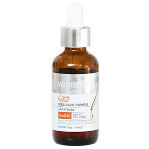 메디솔브 반려동물 웰에이징 솔루션 코큐텐 영양제, 50g, 1개, 어덜트