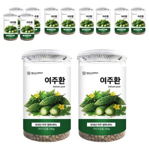 헬로우그린 국산 여주환, 340g, 12개