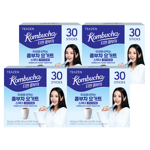 티젠 요거트 스무디 콤부차, 4개, 30개입, 5g