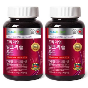 뉴트리디데이 프리미엄 밀크씨슬 골드, 90정, 45g, 2개