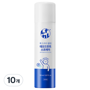 라이프홀릭 퀵 드라이 쿨링 데오드란트 스프레이, 150ml, 10개