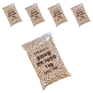 친환경편백아트 프리미엄 편백 구슬형 칩, 5개, 1kg