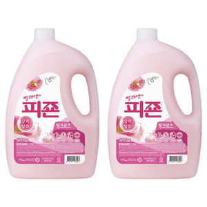 피죤 레귤러 섬유유연제 핑크로즈 본품, 2.5L, 2개