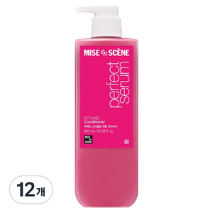 미쟝센 퍼펙트 스타일링 세럼 컨디셔너, 680ml, 12개