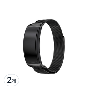 디씨네트워크 삼성 갤럭시 핏2 스트랩밴드 G0017, 블랙, g0017-핏2, 2개