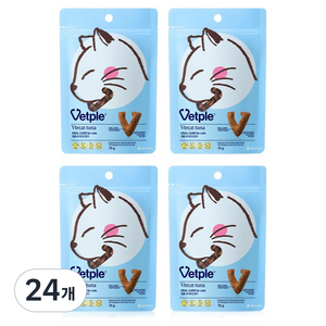 벳플 고양이 브이트릿, 70g, 24개, 참치맛