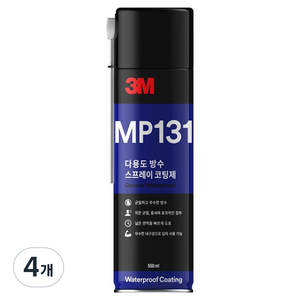 쓰리엠 다용도 방수 스프레이 코팅제 일반 불투명 550ml, 4개
