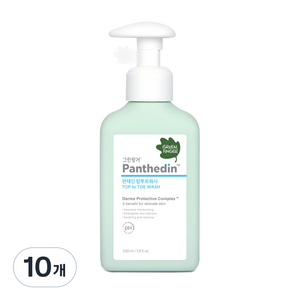 그린핑거 판테딘 탑투토 워시, 10개, 230ml