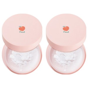 스킨푸드 피치뽀송 멀티 피니시 파우더 대용량 15g, 2개