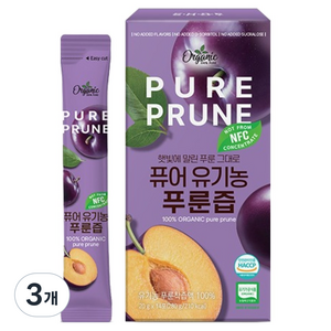 천호엔케어 퓨어 유기농 푸룬즙 14p, 280g, 3개