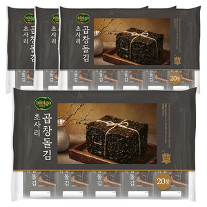 비비고 초사리곱창돌김, 80개, 5g