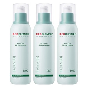 닥터지 레드 블레미쉬 포 맨 오일 컷 로션 올인원, 150ml, 3개
