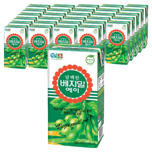 베지밀 담백한 두유 에이, 190ml, 48개