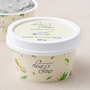 디어파인 두유 흑임자 그릭요거트, 100g, 1개입, 1개