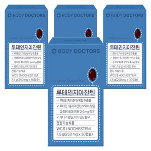 바디닥터스 루테인 지아잔틴, 30정, 4개