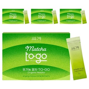 쌍계명차 유기농 말차 투고 스틱, 2g, 10개입, 4개