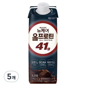 뉴케어 올프로틴 41g 초코맛, 350ml, 5개