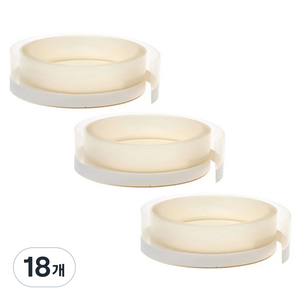 바로문풍지 사계절 투명 넓음 문풍지 0.2mm x 32mm x 3.8m, 18개