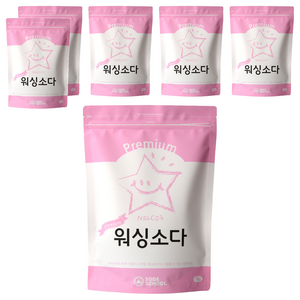 소다스쿨 프리미엄 워싱소다 본품, 2kg, 6개
