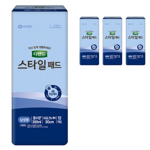 디펜드 스타일 패드 남성용, 12개입, 4개
