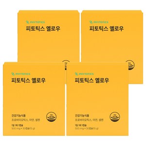 피토틱스 옐로우 유산균, 30정, 4개