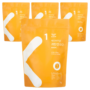 레인보우샵 과탄산소다 베이직, 2kg, 4개