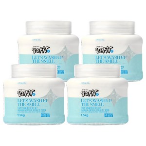 애경 탈취핏 다목적용 탈취제 본품, 1.5kg, 4개