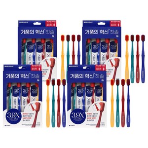 페리오 거품의 혁신 토네이도 칫솔, 4개입, 4개