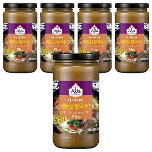 티아시아키친 베트남 쌀국수 소스, 350g, 5개
