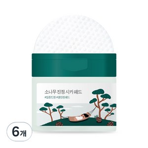 라운드랩 소나무 진정 시카 패드 195ml, 50개입, 6개