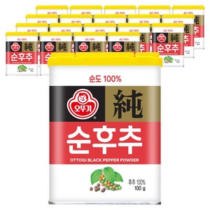 오뚜기 순후추, 100g, 20개