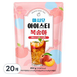 마시모 아이스티 복숭아, 850g, 20개, 1개입