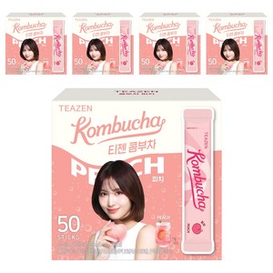 티젠 콤부차 피치, 5g, 50개입, 5개