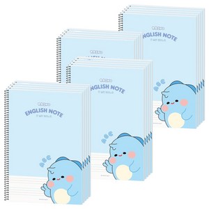 포포팬시 라이노 초등 영어노트, 블루, 20개