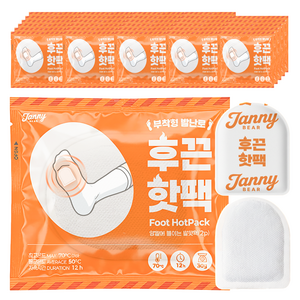 쟈니베어 후끈핫팩 부착형 발난로, 50개