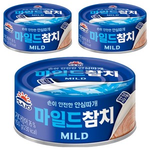 사조참치 마일드, 150g, 3개