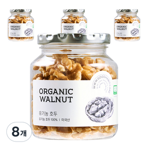 착한습관 유기농 호두, 120g, 8개
