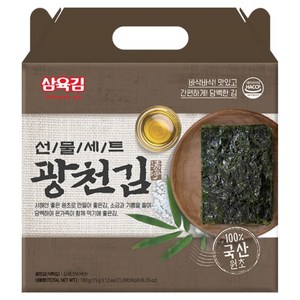 삼육김 광천 5호 선물세트 12p, 180g, 1개