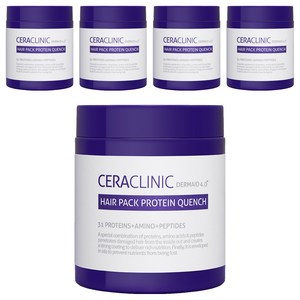 세라클리닉 더마이드 헤어팩 프로테인 퀀치, 5개, 250ml