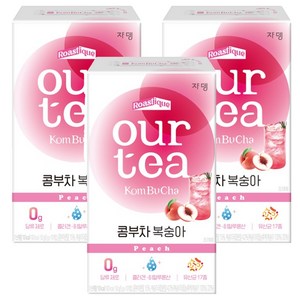 아워티 콤부차 복숭아, 5g, 10개입, 3개