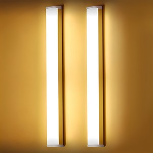 레나에너지 충전식 무선 LED 센서등 50cm, 웜화이트, 2개