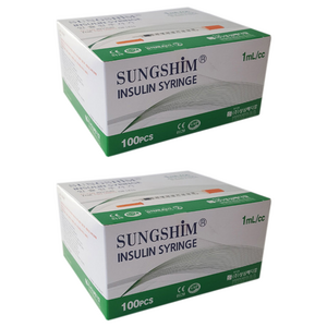 성심 인슐린 주사기 1mL 13mm 30G, 200개
