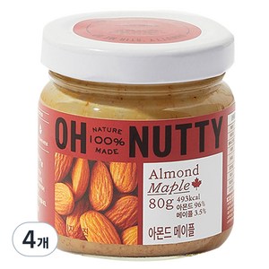 오넛티 아몬드 메이플, 80g, 4개